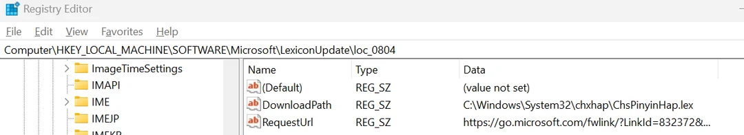 注册表新增项 注册表新增项