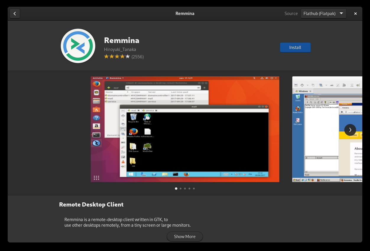 Linux打开.rdp文件示意图 Linux打开.rdp文件示意图